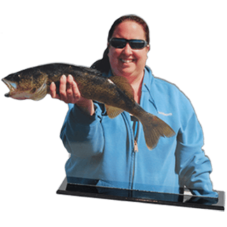 catch and release photo cutout trophy