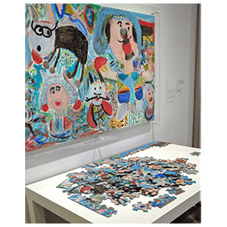 rugged museum puzzle with artwork