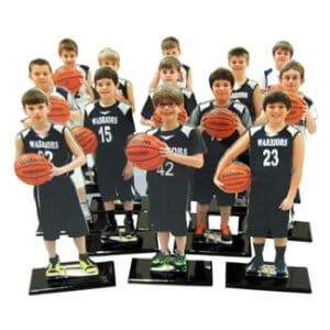 team photo Statuettes photo trophies for year end banquet